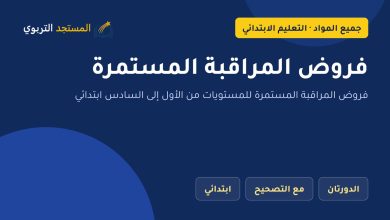 فروض المراقبة المستمرة