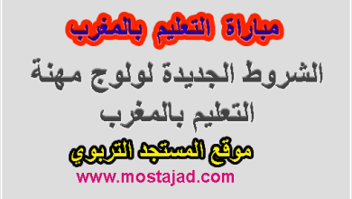  مستجدات التسجيل في مباراة التعليم 2025 Woulouj Men Gov