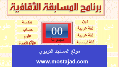 نماذج المسابقات الثقافية PPT جميع المستويات