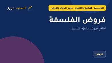فروض الفلسفة