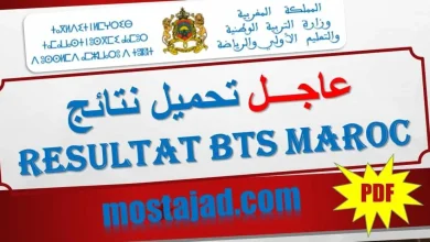 تحميل نتائج Resultat bts Maroc pdf 2024