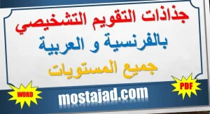 نماذج جذاذات التقويم التشخيصي جميع المستويات WORD و PDF